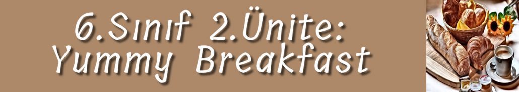 6. Sınıf 2. Ünite Kelime Eşleştirme